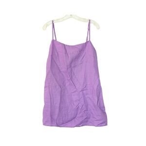 Valaree Linen Mini Dress - Lilac - 6 (AU 10)